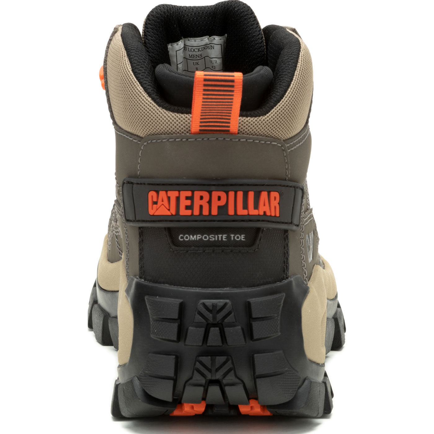 Cat Invader Vent Mid Men's Composite Toe Electrical Hazard Work Hiker - back