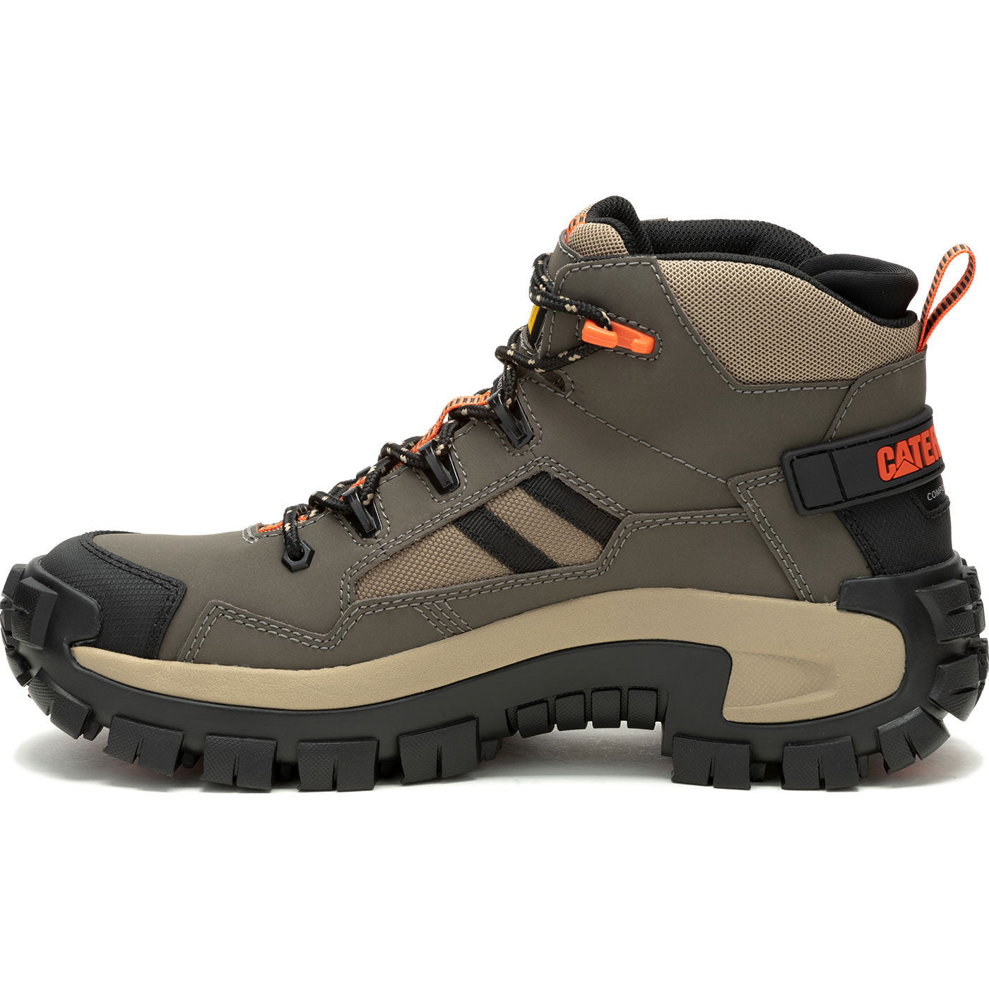 Cat Invader Vent Mid Men's Composite Toe Electrical Hazard Work Hiker - profile