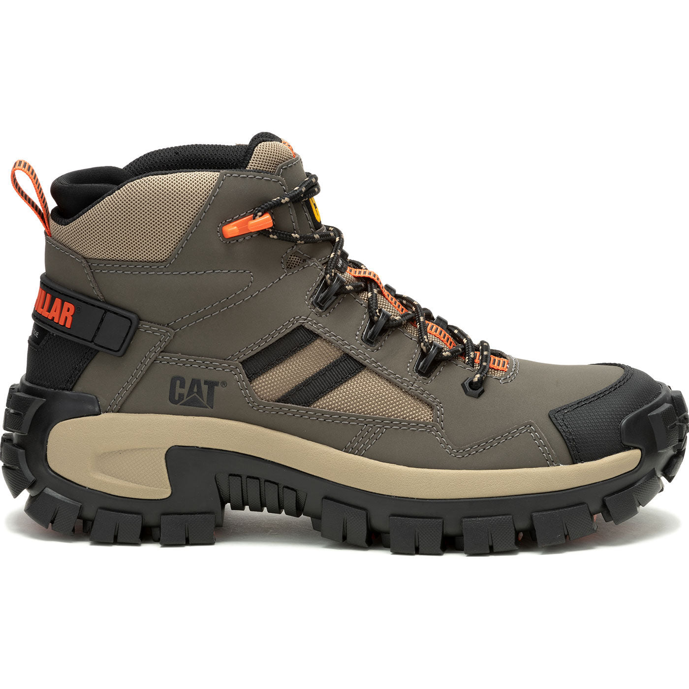 Cat Invader Vent Mid Men's Composite Toe Electrical Hazard Work Hiker - profile