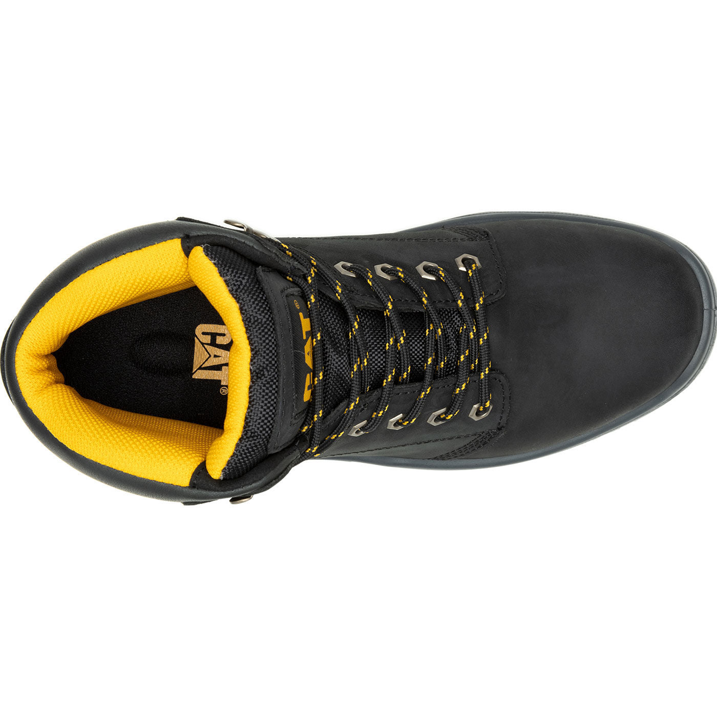 Cat Striver Men's 6-inch Steel Toe Electrical Hazard Work Hiker - birdseye