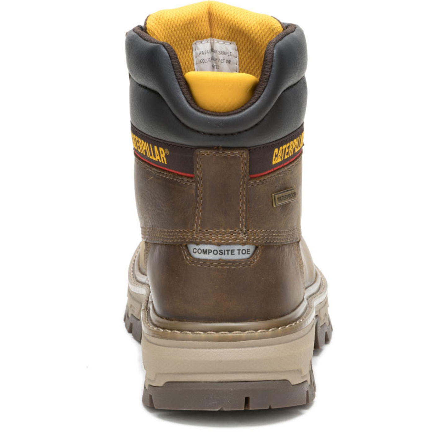 Cat Colorado Equip Men's 6-inch Composite Toe Waterproof Leather Work Boot - back