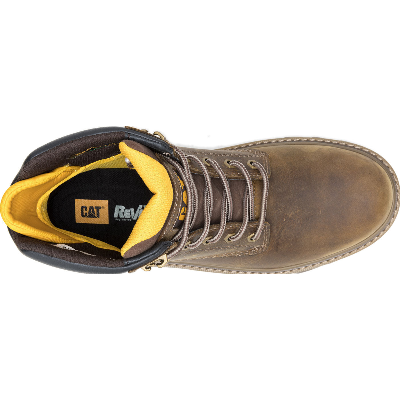 Cat Colorado Equip Men's 6-inch Composite Toe Waterproof Leather Work Boot - birdseye