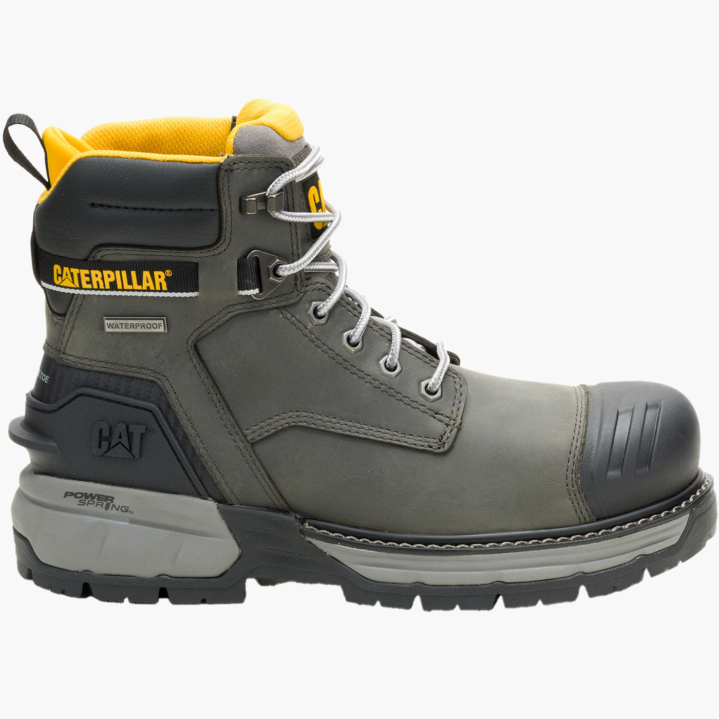 Cat Excavator Men's 6-inch Composite Toe Electrical Hazard Waterproof Work Boot