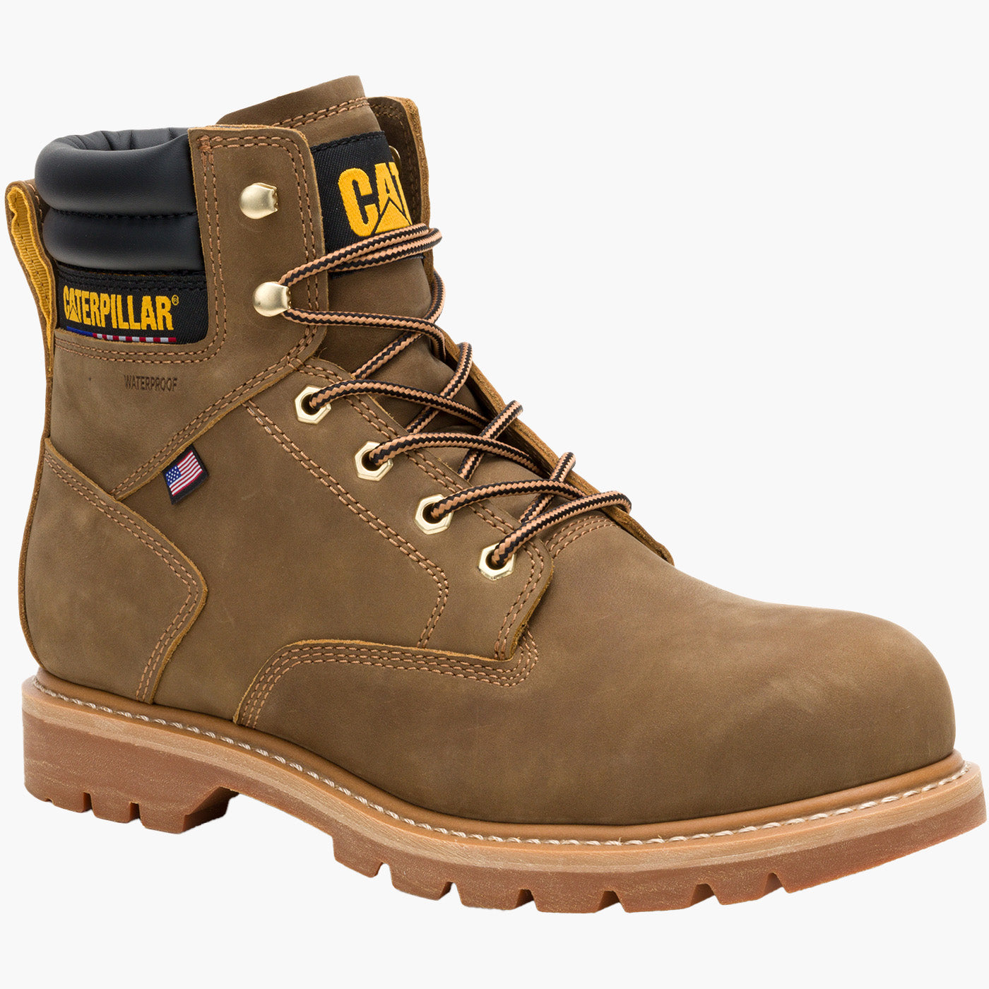 Cat Second Shift Men's 6-inch Steel Toe Electrical Hazard Waterproof Work Boot