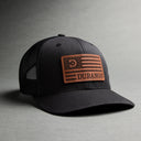 Durango Patriotic Logo Leather Patch Ball Cap - main