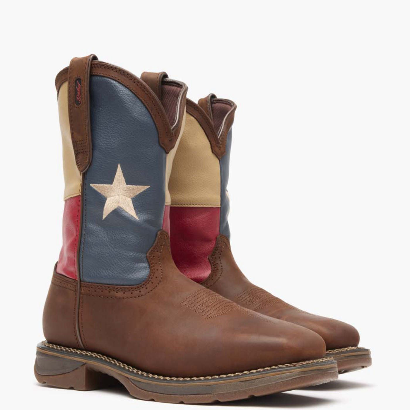 Durango® Workin' Rebel™ Texas Flag Steel Toe Work Boot - 12