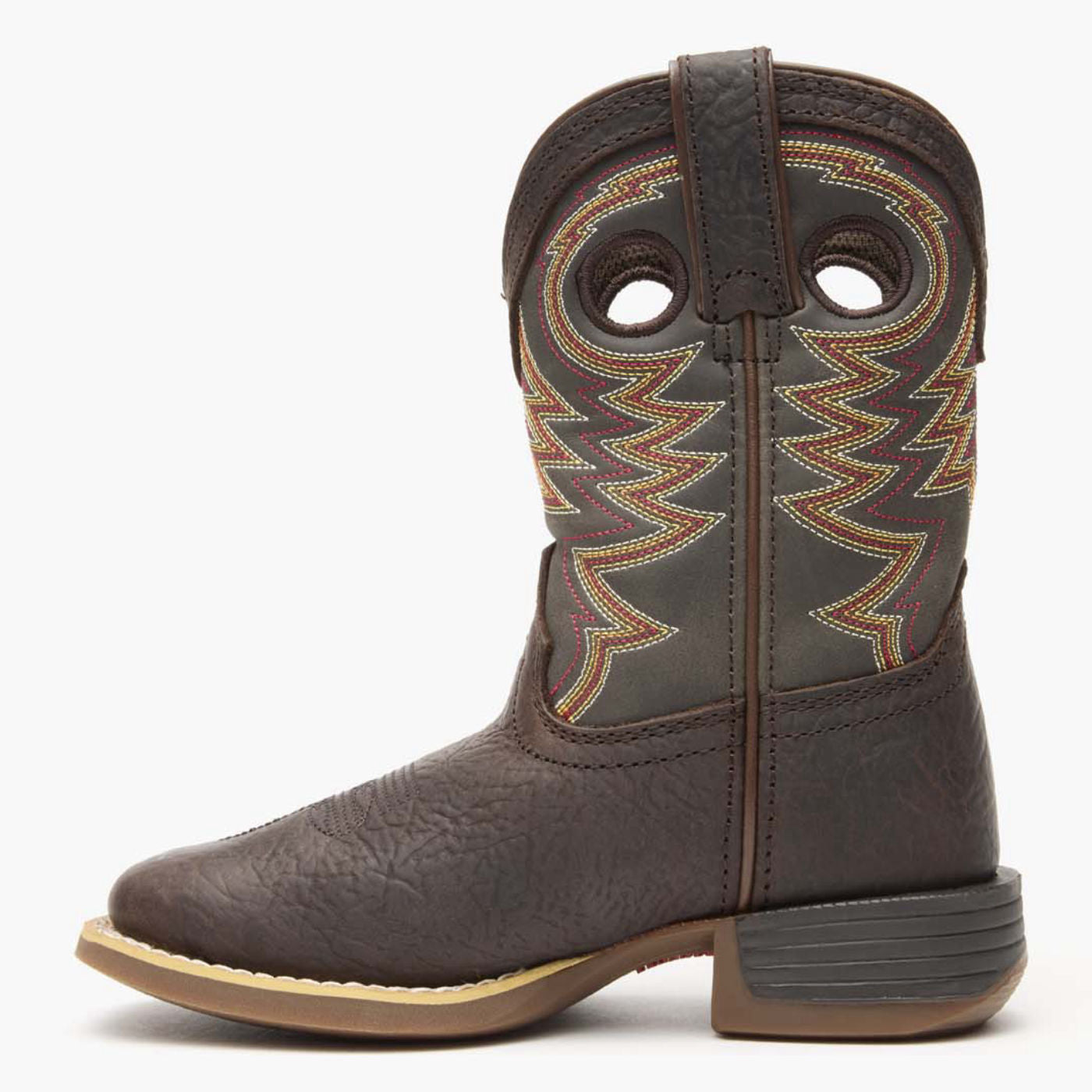 Durango® Lil' Rebel Pro Little Kid's Brown Western Boot - profile