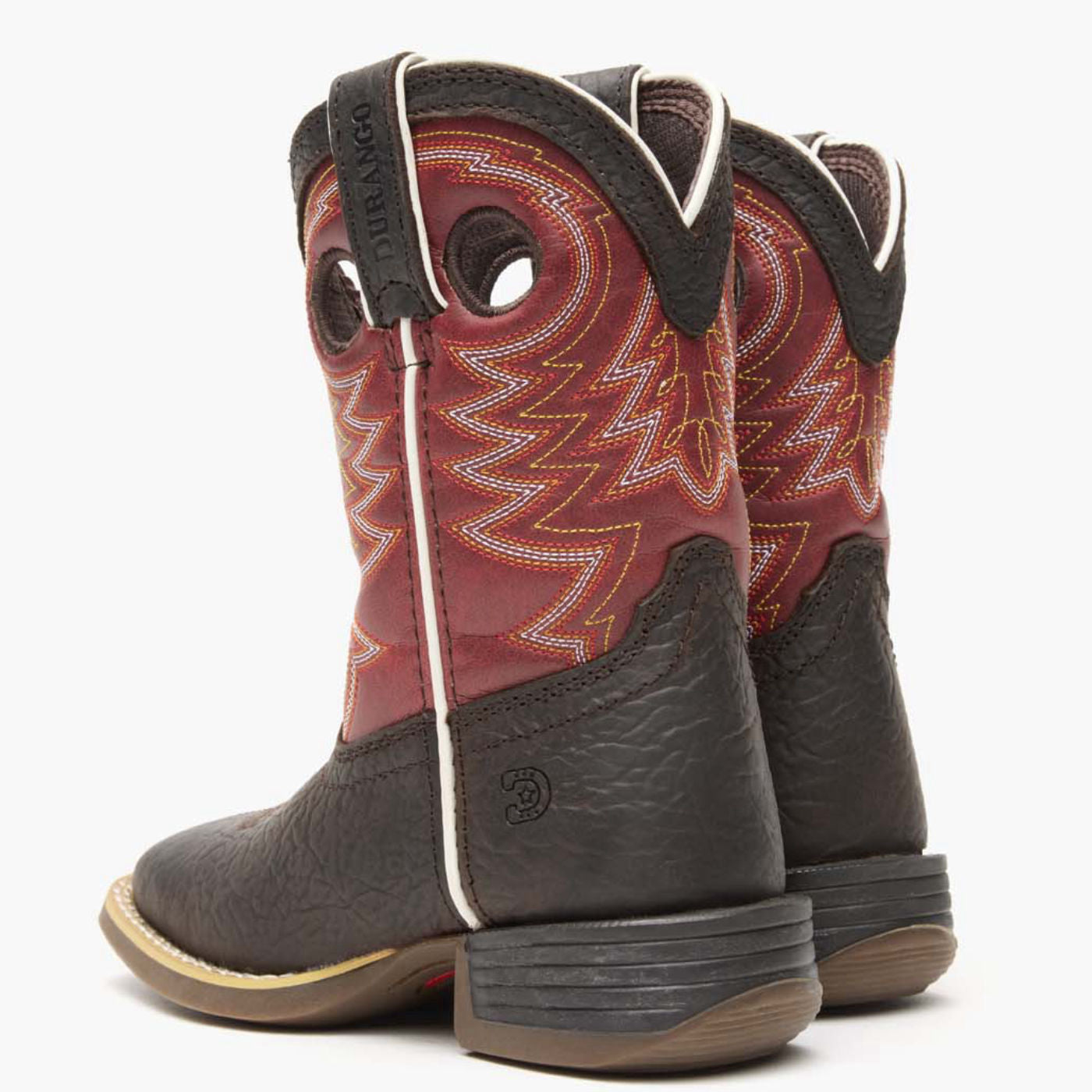 Durango® Lil' Rebel Pro Little Kid's Red Western Boot - back