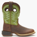 Durango® Lil' Rebel Pro Big Kid's Lime Western Boot - profile