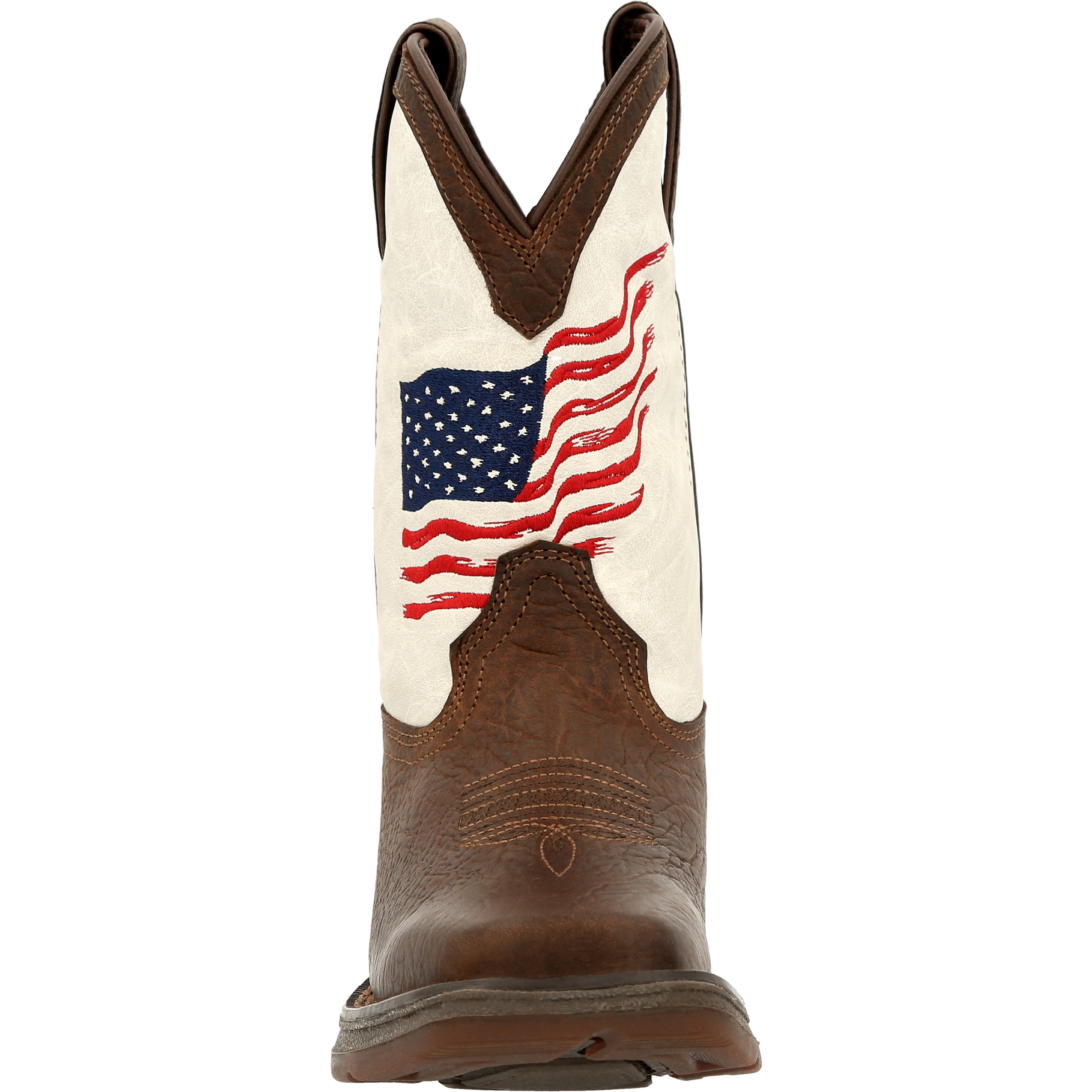 Lil' Rebel™ by Durango® Big Kids Distressed Flag Western Boot