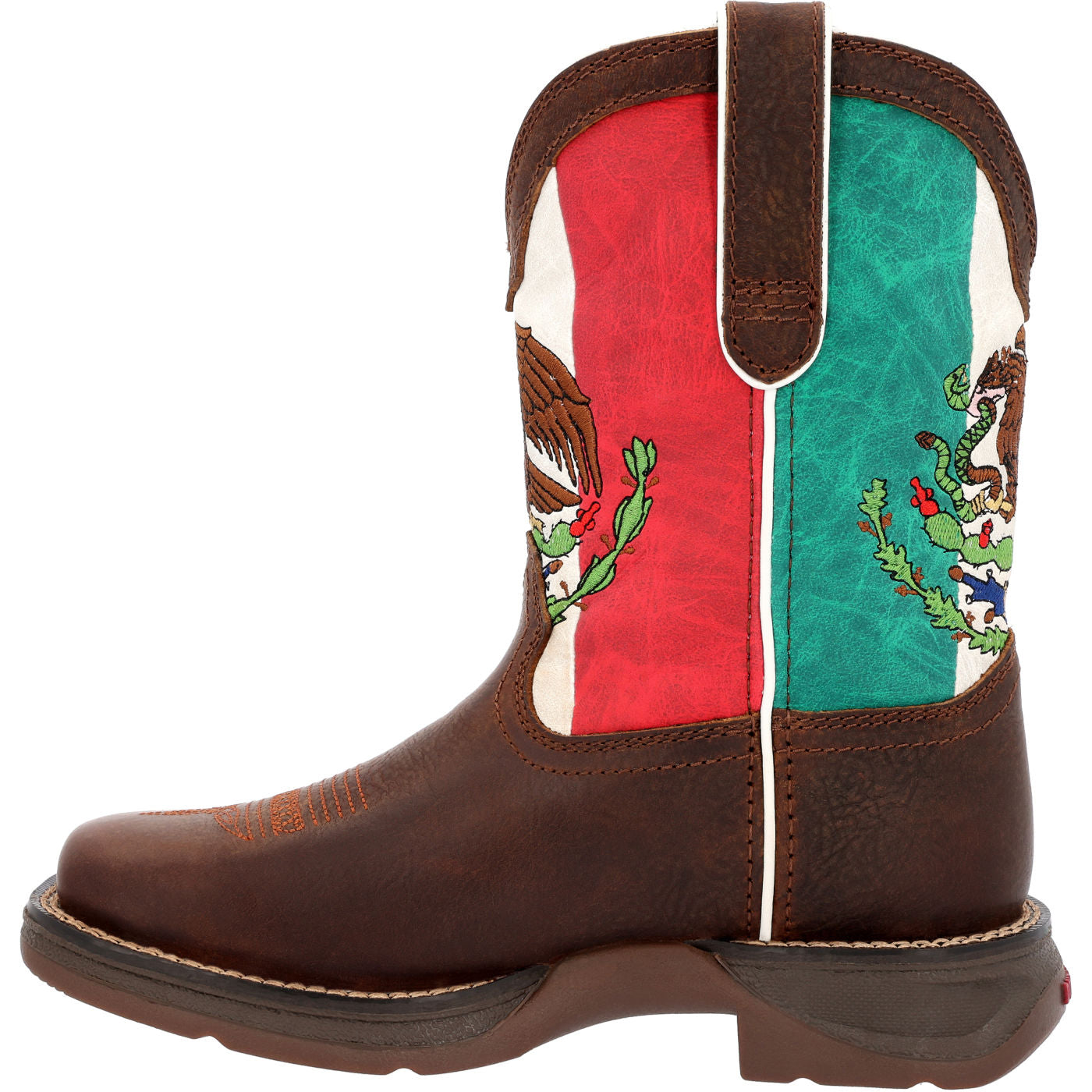 Lil' Rebel™ by Durango® Little Kids' Mexican Flag Western Boot - profile