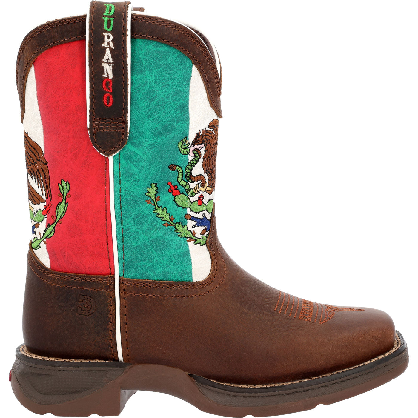 Lil' Rebel™ by Durango® Little Kids' Mexican Flag Western Boot - profile