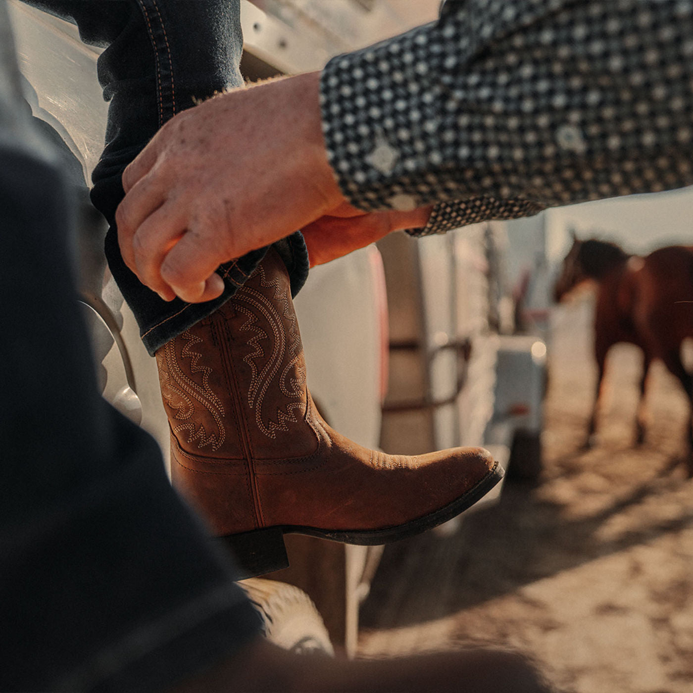 Durango® Big Kids' Shyloh Western Boot - lifestyle