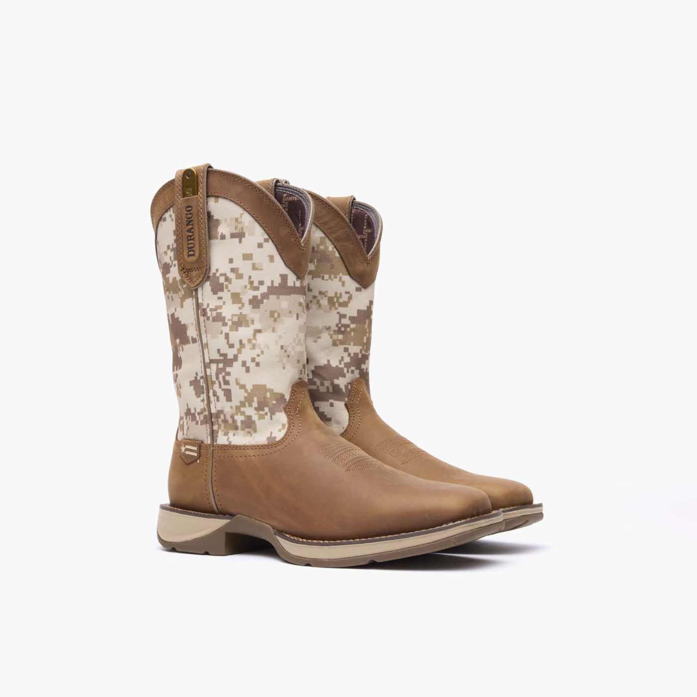 Rebel by Durango® Desert Camo Pull-on Western Boot - 12