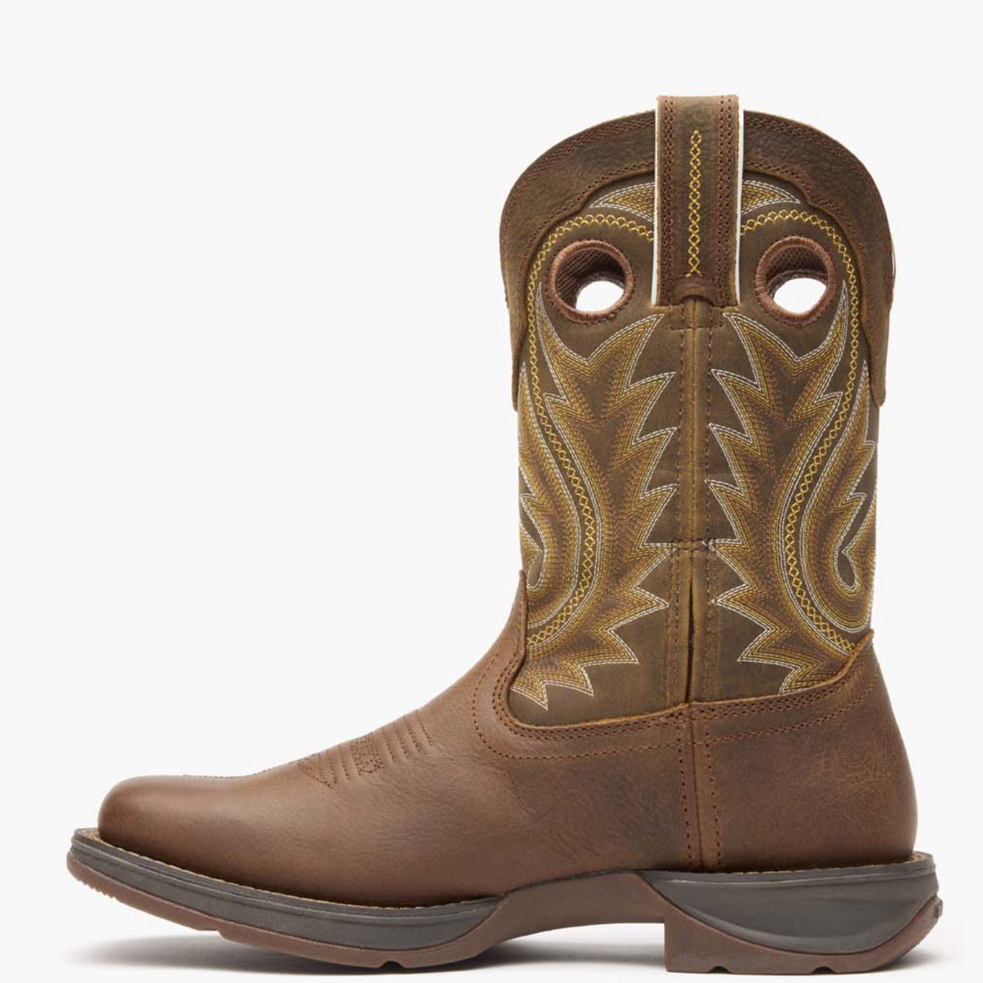 Rebel by Durango® Dark Chestnut Western Boot - profile