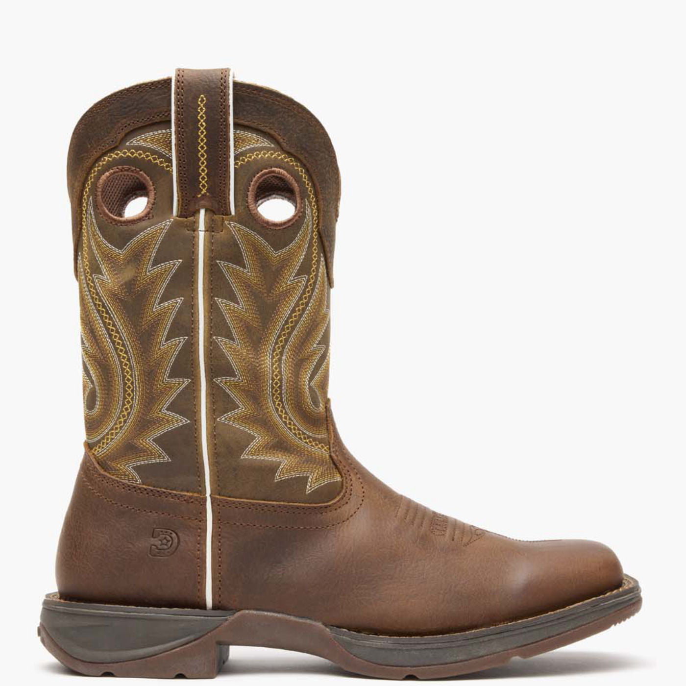 Rebel by Durango® Dark Chestnut Western Boot - profile