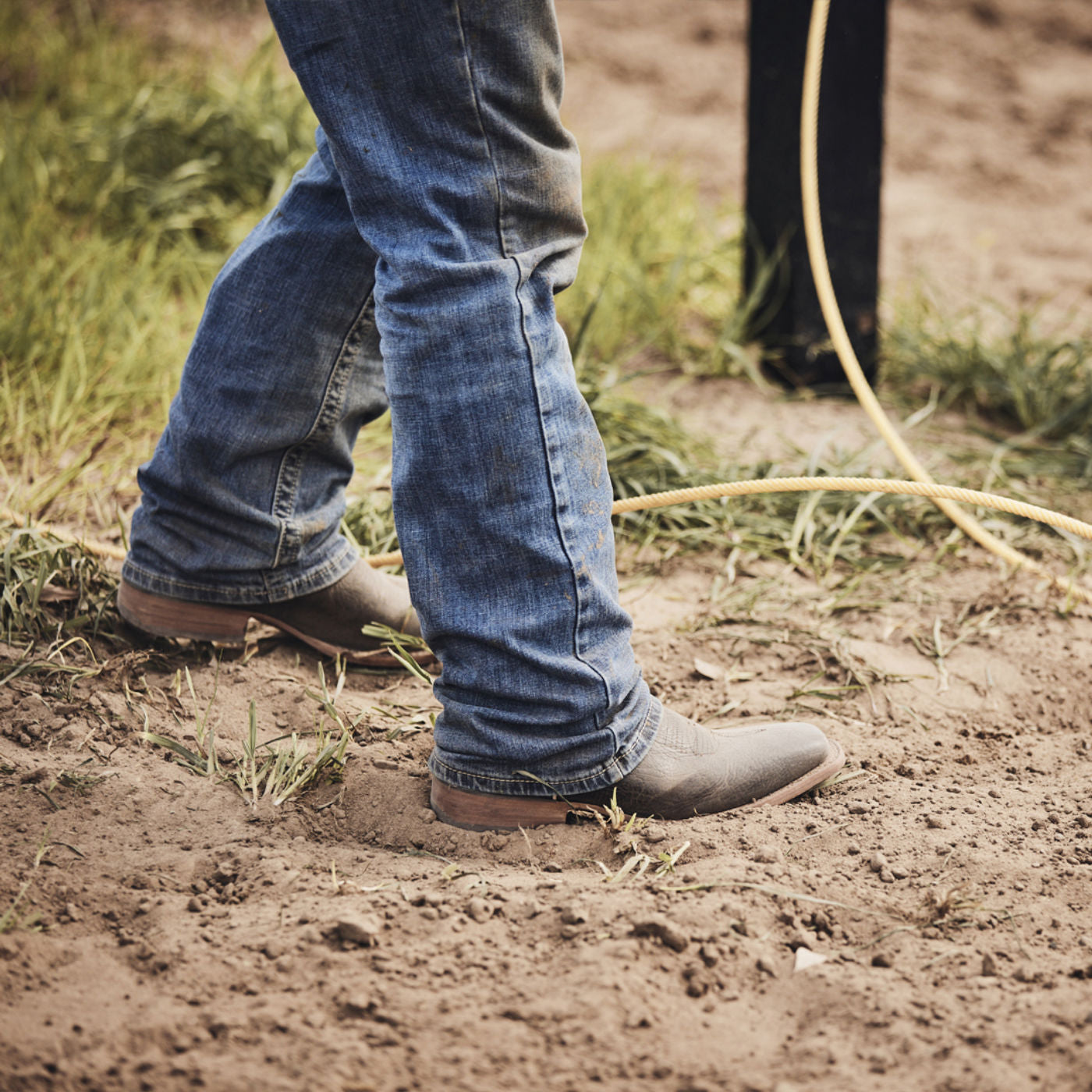 Durango® Arena Pro™ Black and Blue Lagoon Western Boot - lifestyle