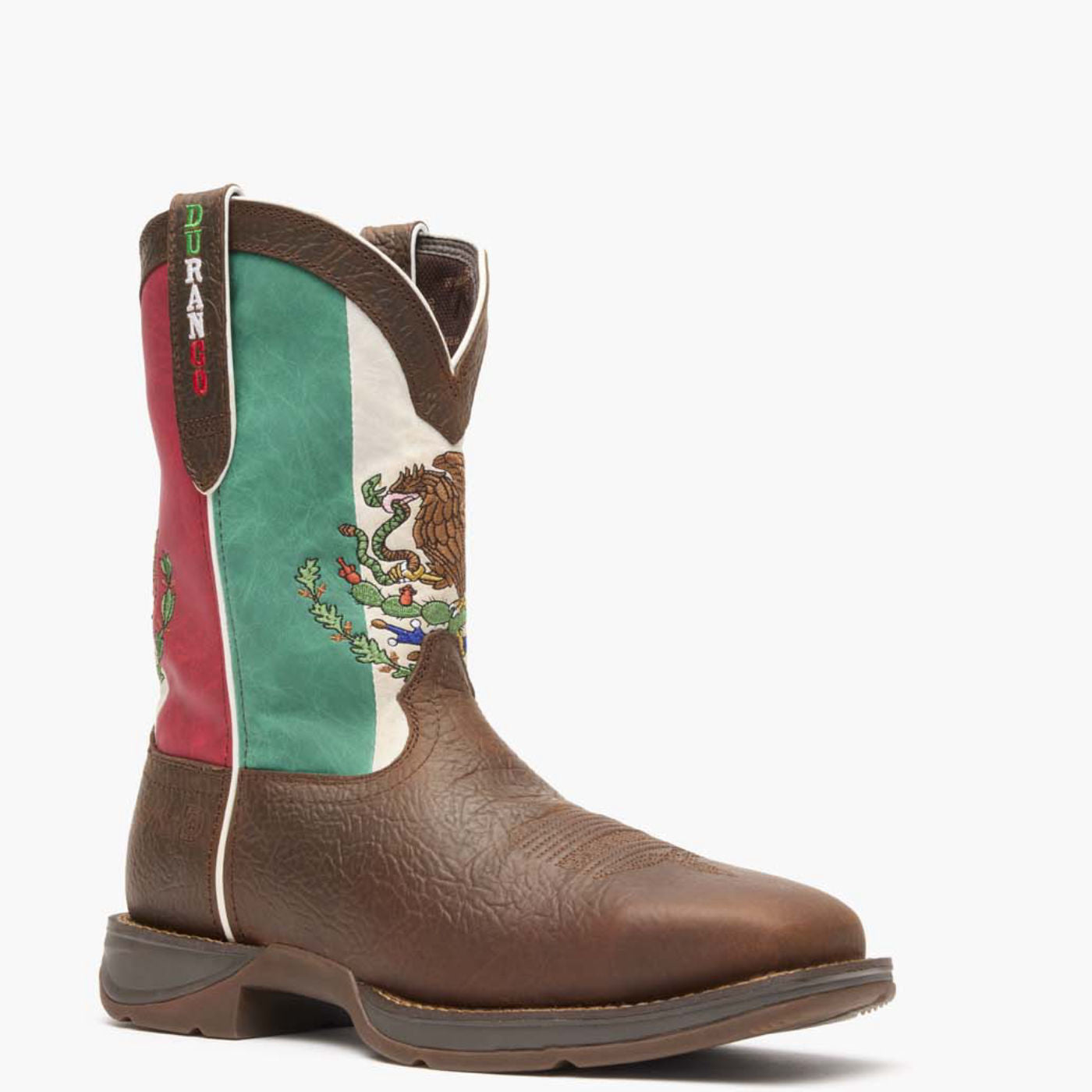 Rebel by Durango® Steel Toe Mexico Flag Western Boot - main