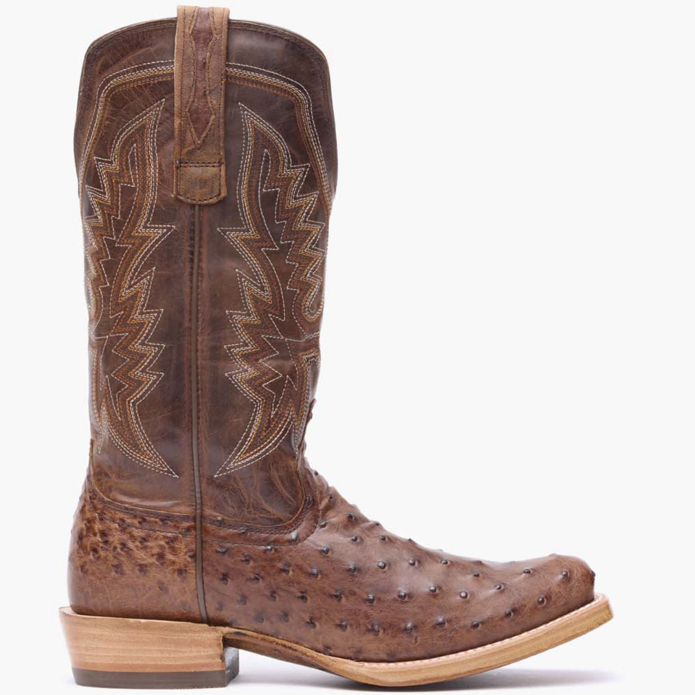Durango® Men's PRCA Collection Full-Quill Ostrich Western Boot - profile