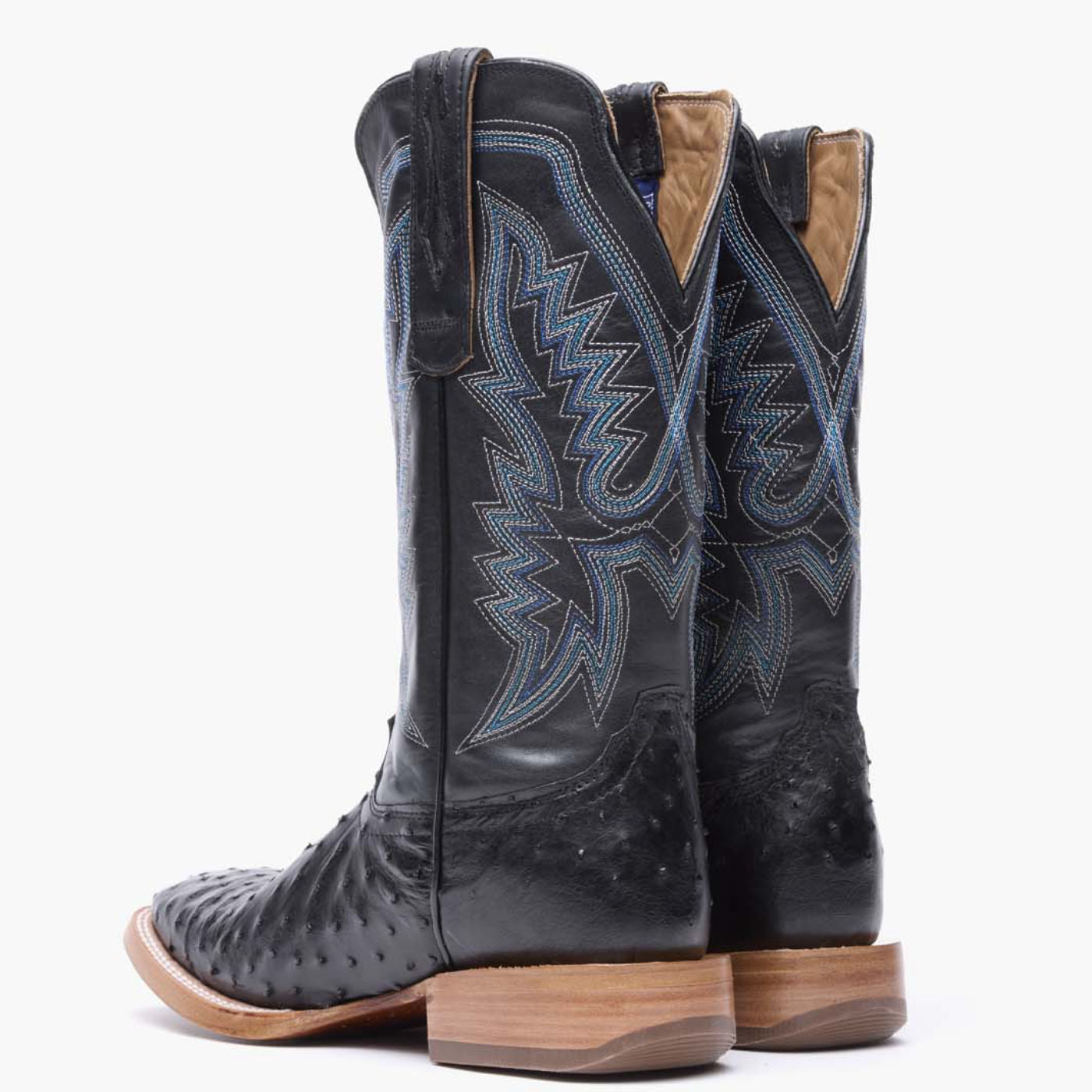 Durango® Men's PRCA Collection Full-Quill Ostrich Western Boot - back