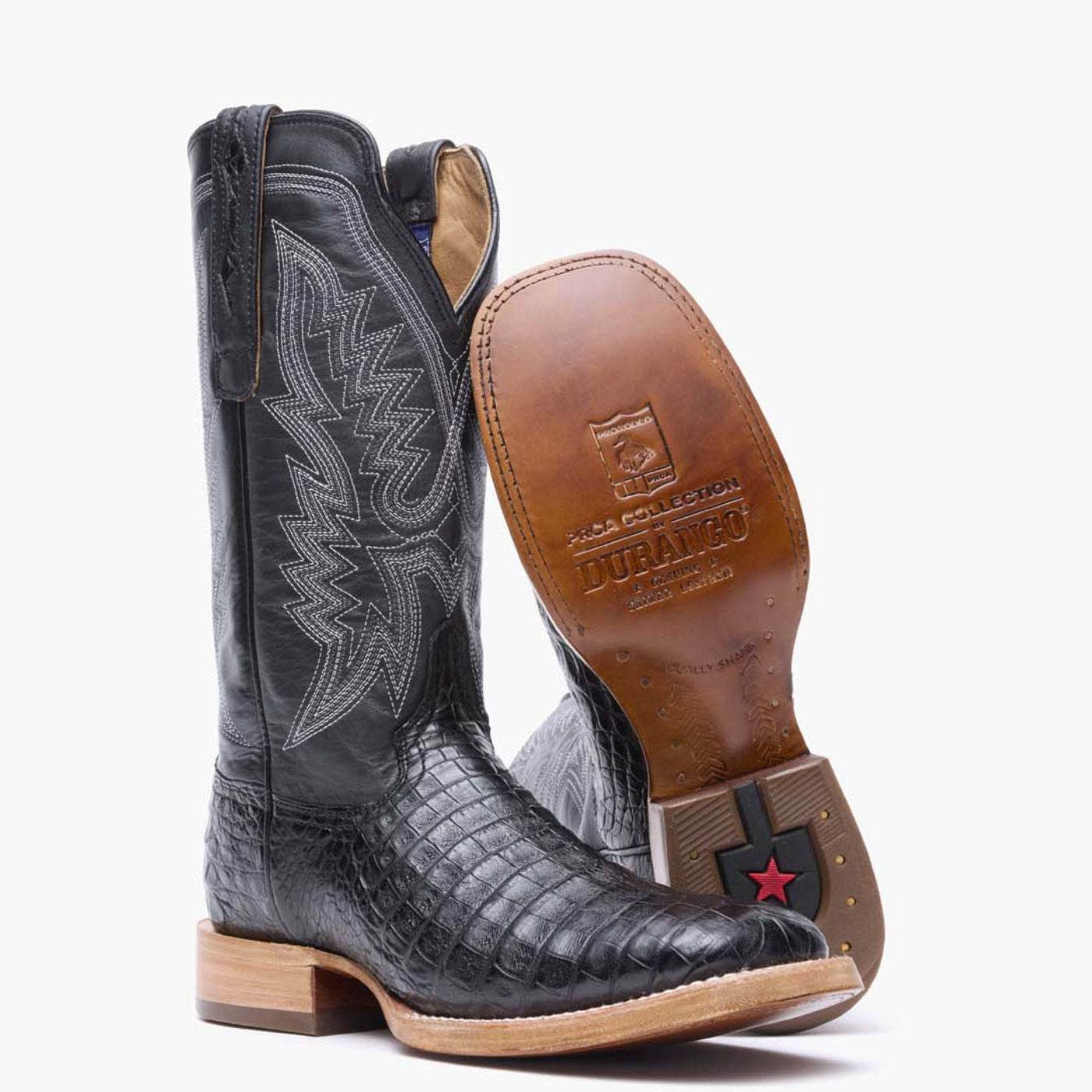 Durango® Men's PRCA Collection Caiman Belly Western Boot - outsole