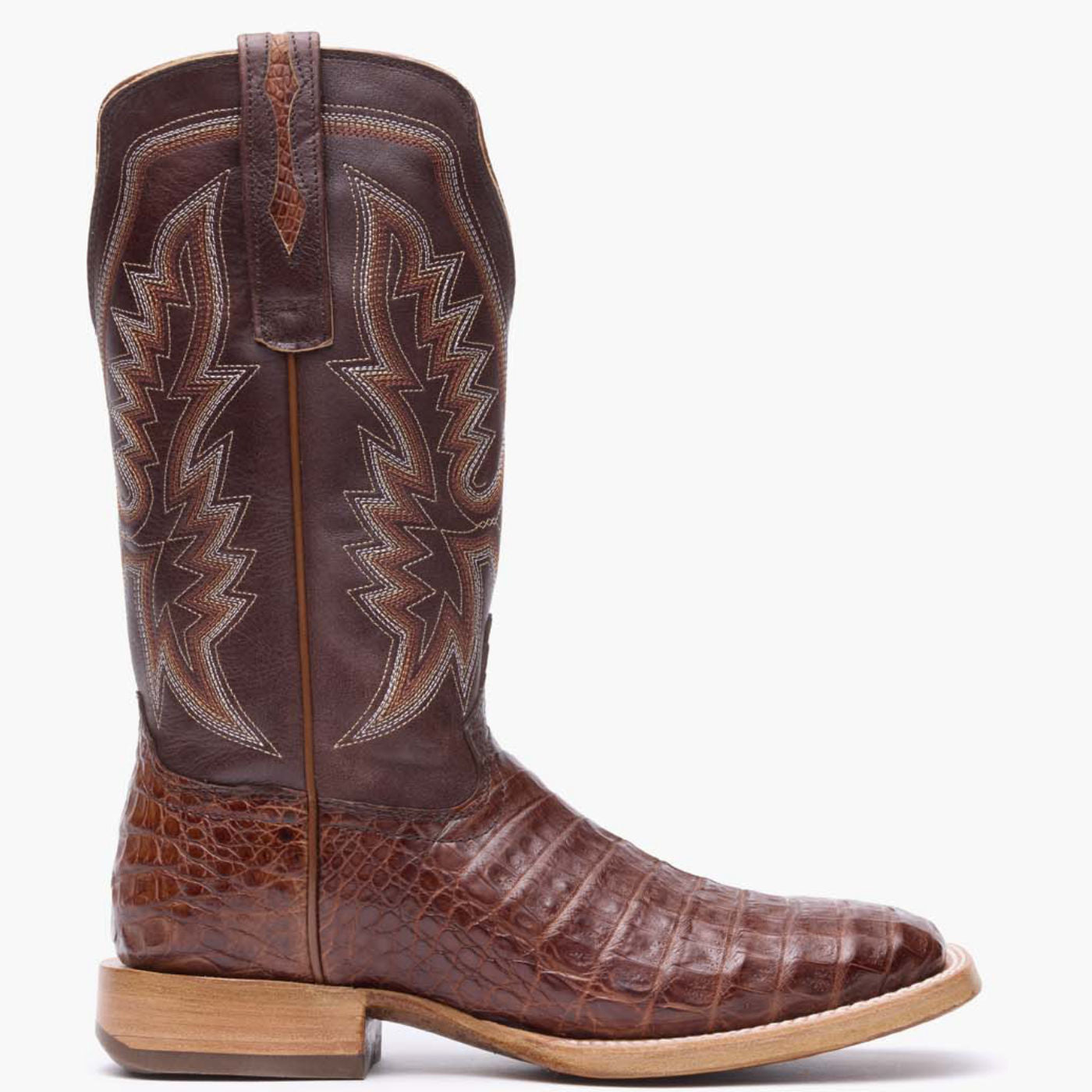 Durango® Men's PRCA Collection Caiman Belly Western Boot - profile