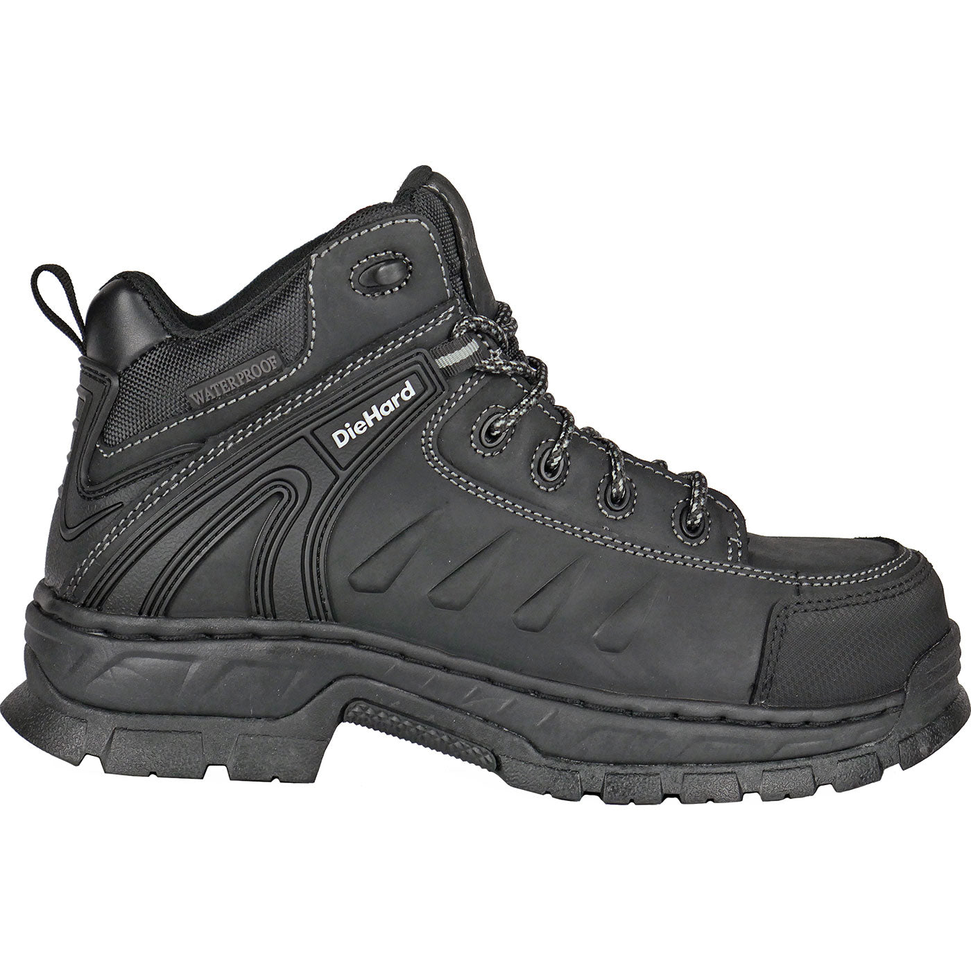 DieHard Squire Men's 5-inch Composite Toe Electrical Hazard Waterproof Work Hiker - profile