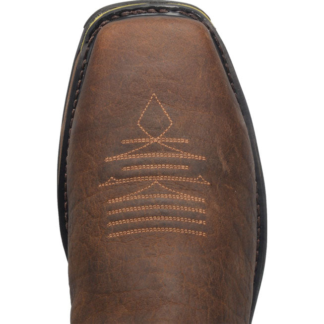 Dan Post Cyclone Men's 12-inch Composite Toe Electrical Hazard Waterproof Western Work Boot - birdseye