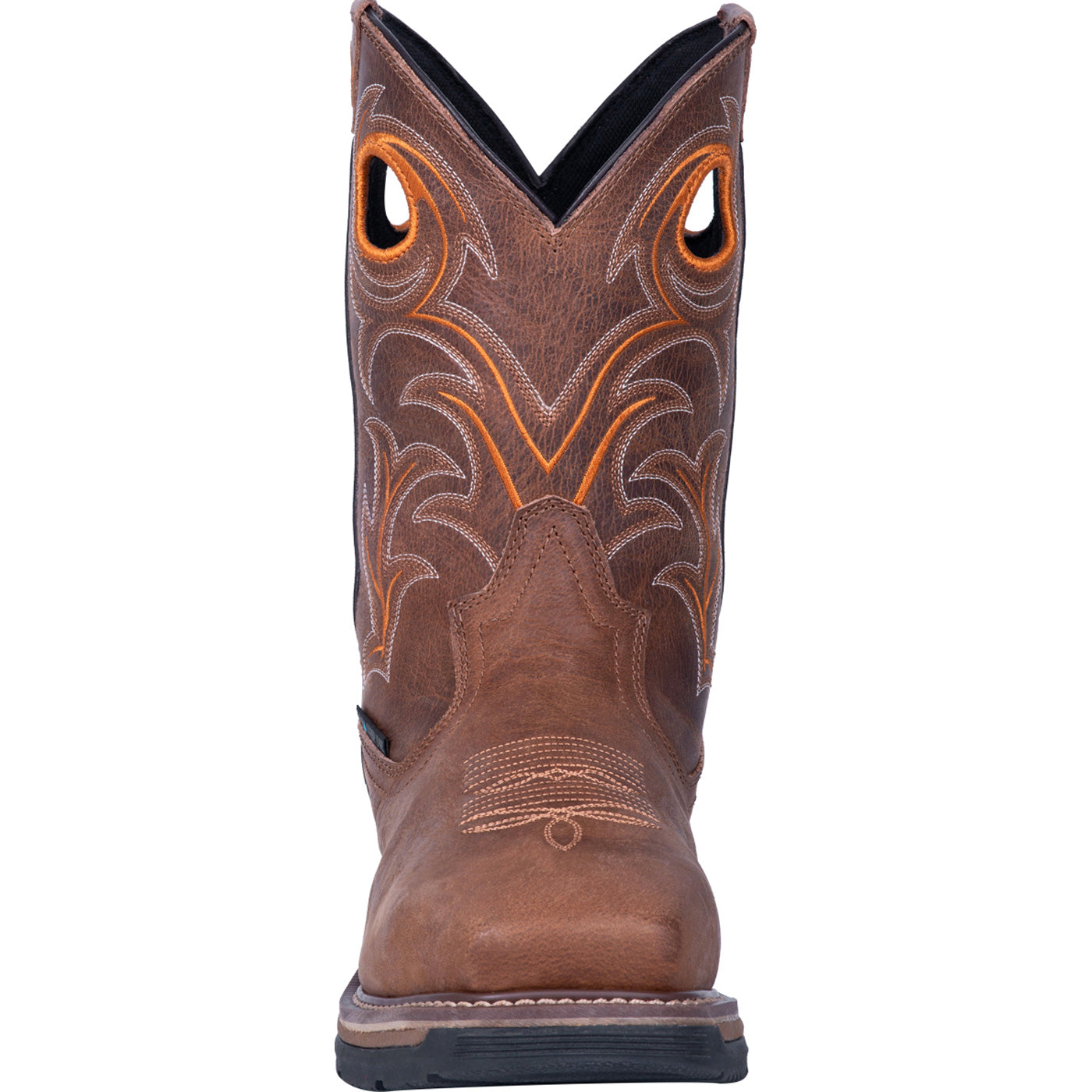 Dan Post Storms Eye Men's 11-inch Composite Toe Electrical Hazard Waterproof Western Work Pull-On Boot - front