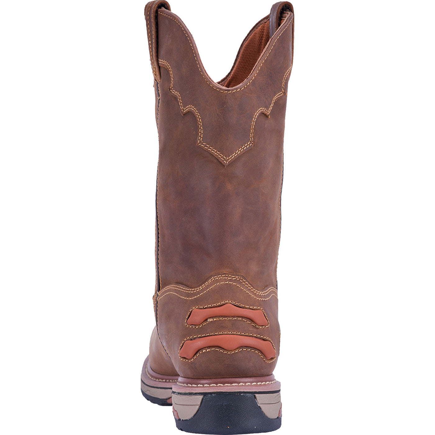 Dan Post Journeyman Men's Composite Toe Electrical Hazard Waterproof Western Work Pull-on Boot - back