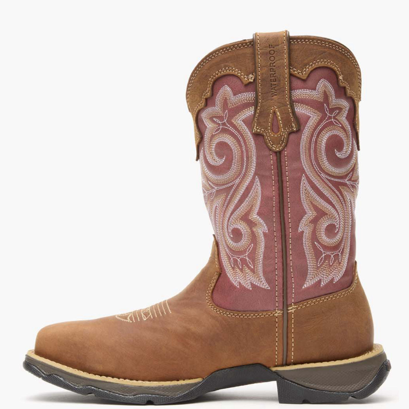Lady Rebel Work by Durango® Women's Waterproof Composite Toe Western Work Boot - profile