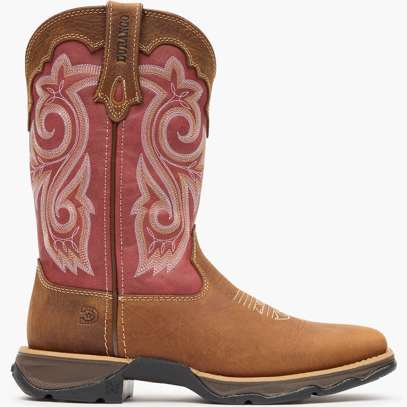 Lady Rebel by Durango® Women's Red Western Boot - profile