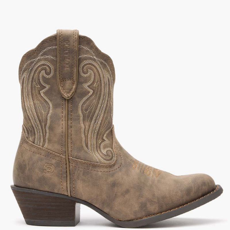 Crush by Durango® Women's Distressed Shortie Western Boot - profile