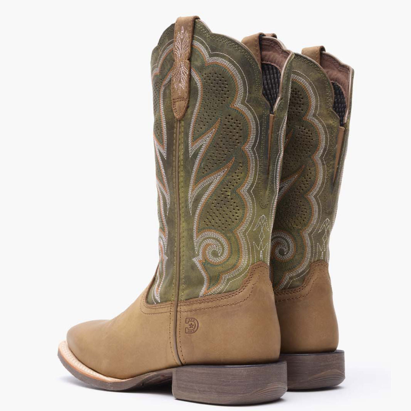 Durango® Lady Rebel Pro Women's Ventilated Olive Western Boot - back