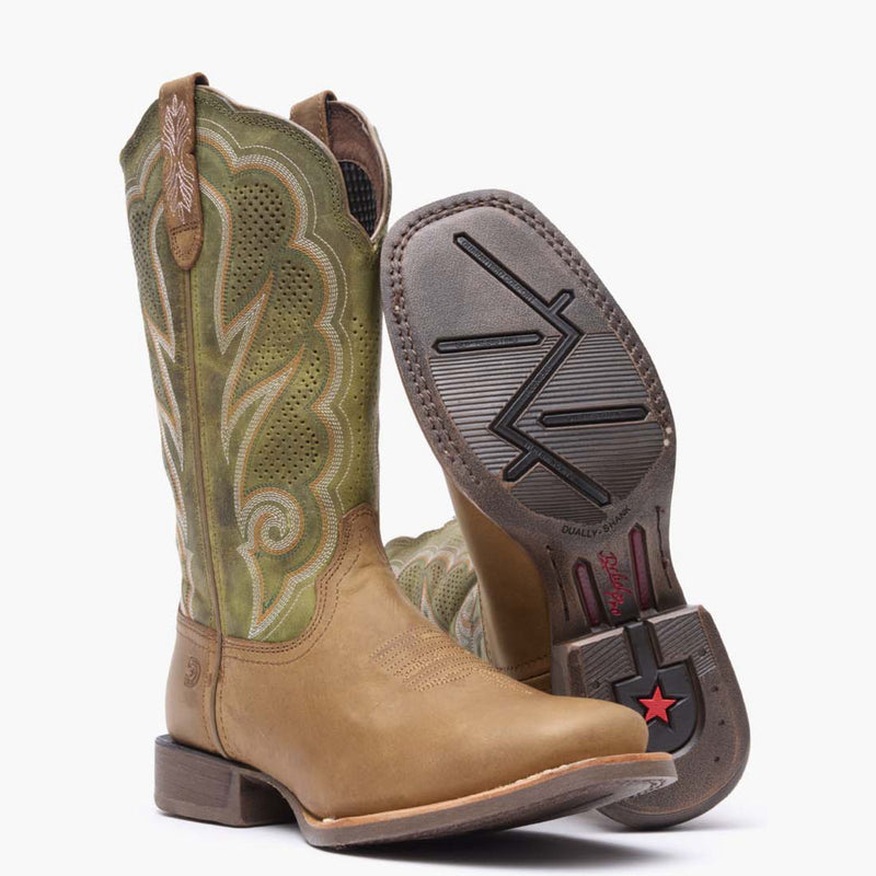 Durango® Lady Rebel Pro Women's Ventilated Olive Western Boot - outsole