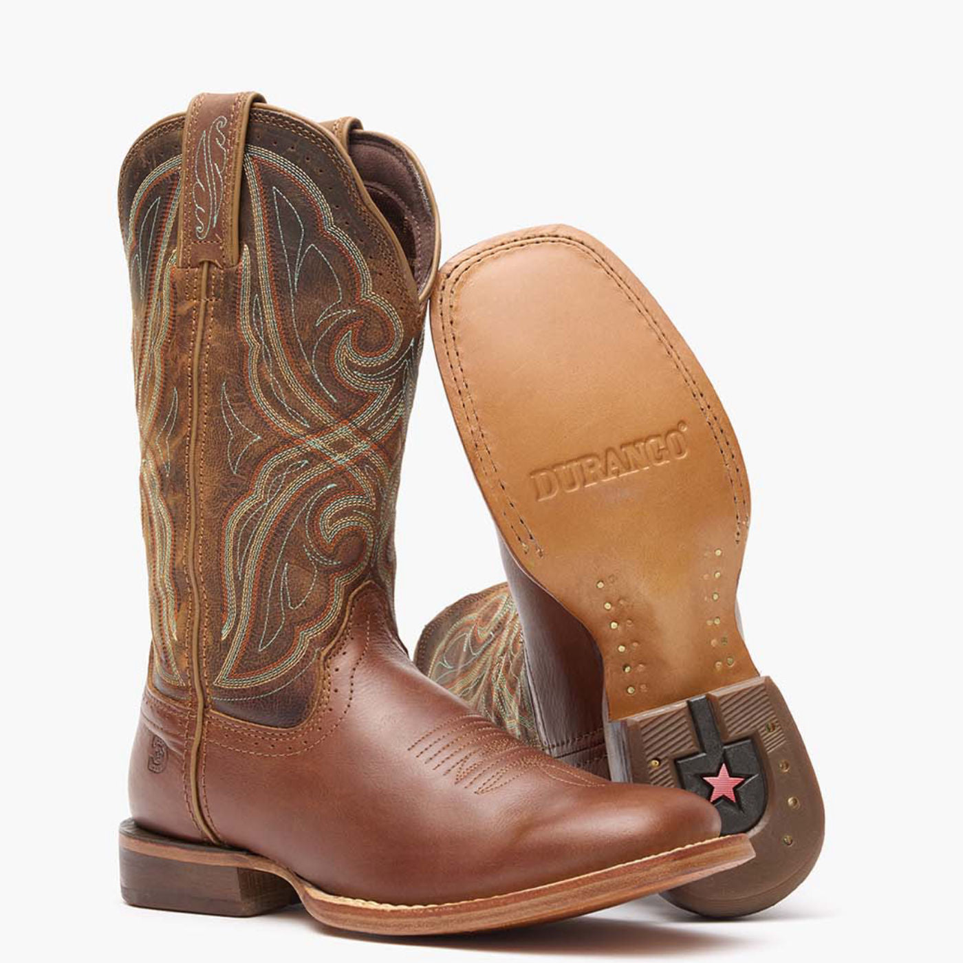 Durango® Arena Pro Women's Chestnut Western Boot - outsole