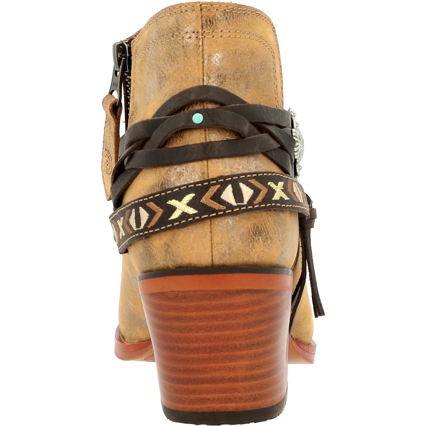 Crush by Durango® Women's Antique Silver Western Bootie - back