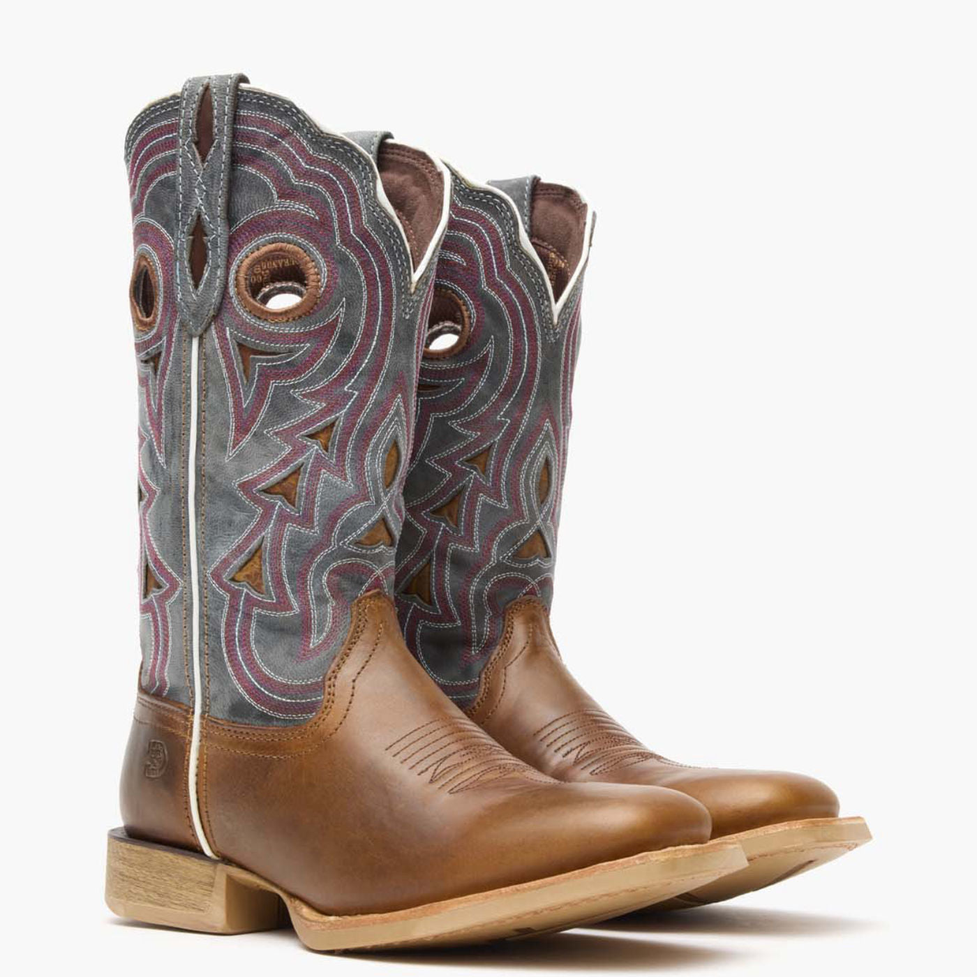 Durango® Lady Rebel Pro Women's Golden Brown & Periwinkle Western Boot - 12
