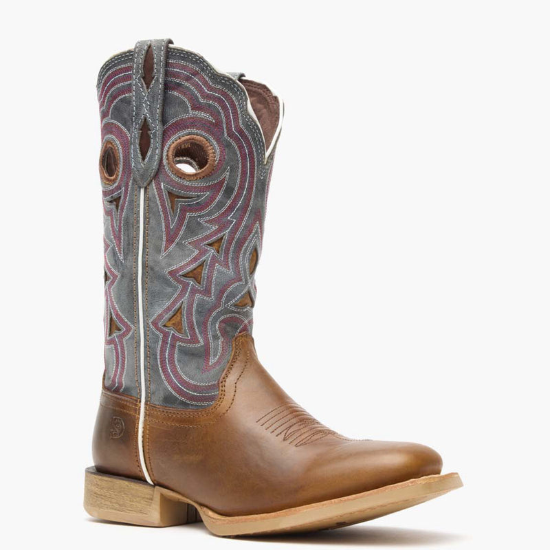 Durango® Lady Rebel Pro Women's Golden Brown & Periwinkle Western Boot - main