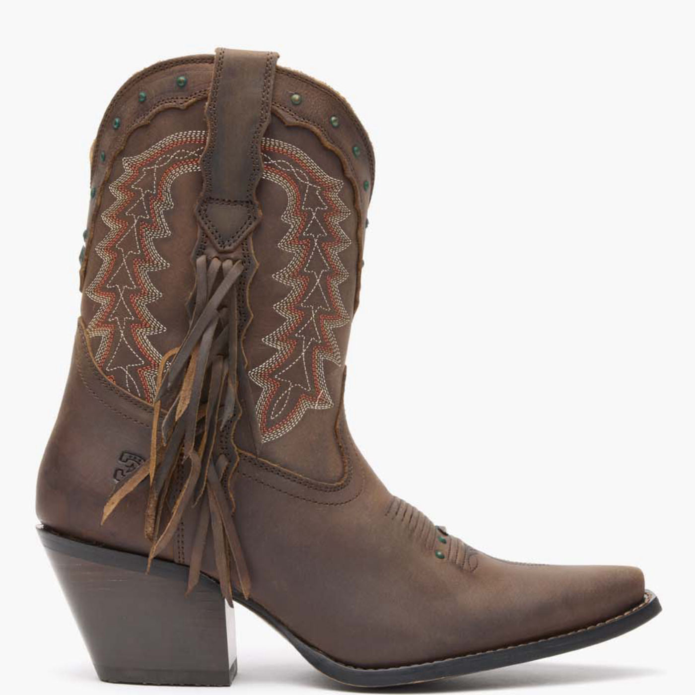 Crush by Durango® Women's Roasted Pecan Bootie Western Boot - profile