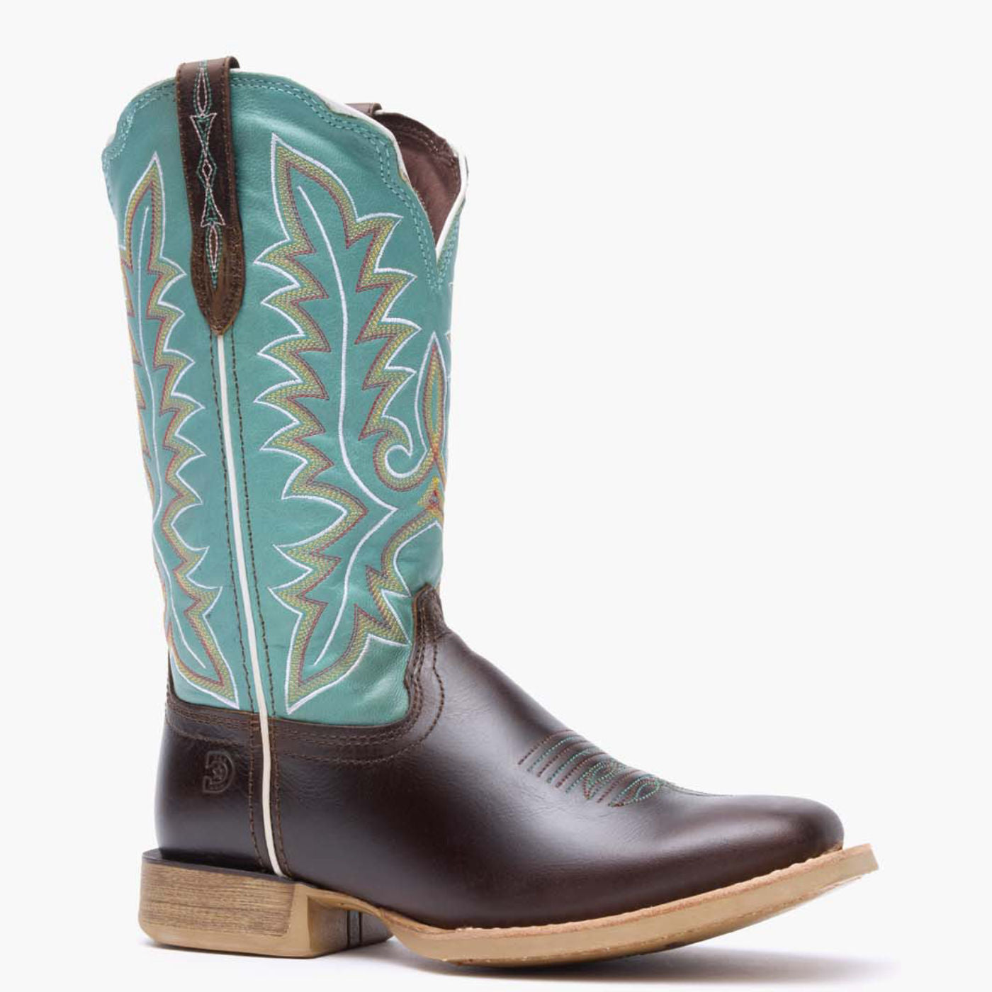 Durango® Lady Rebel Pro™ Women's Bay Brown Artic Blue Western Boot - main
