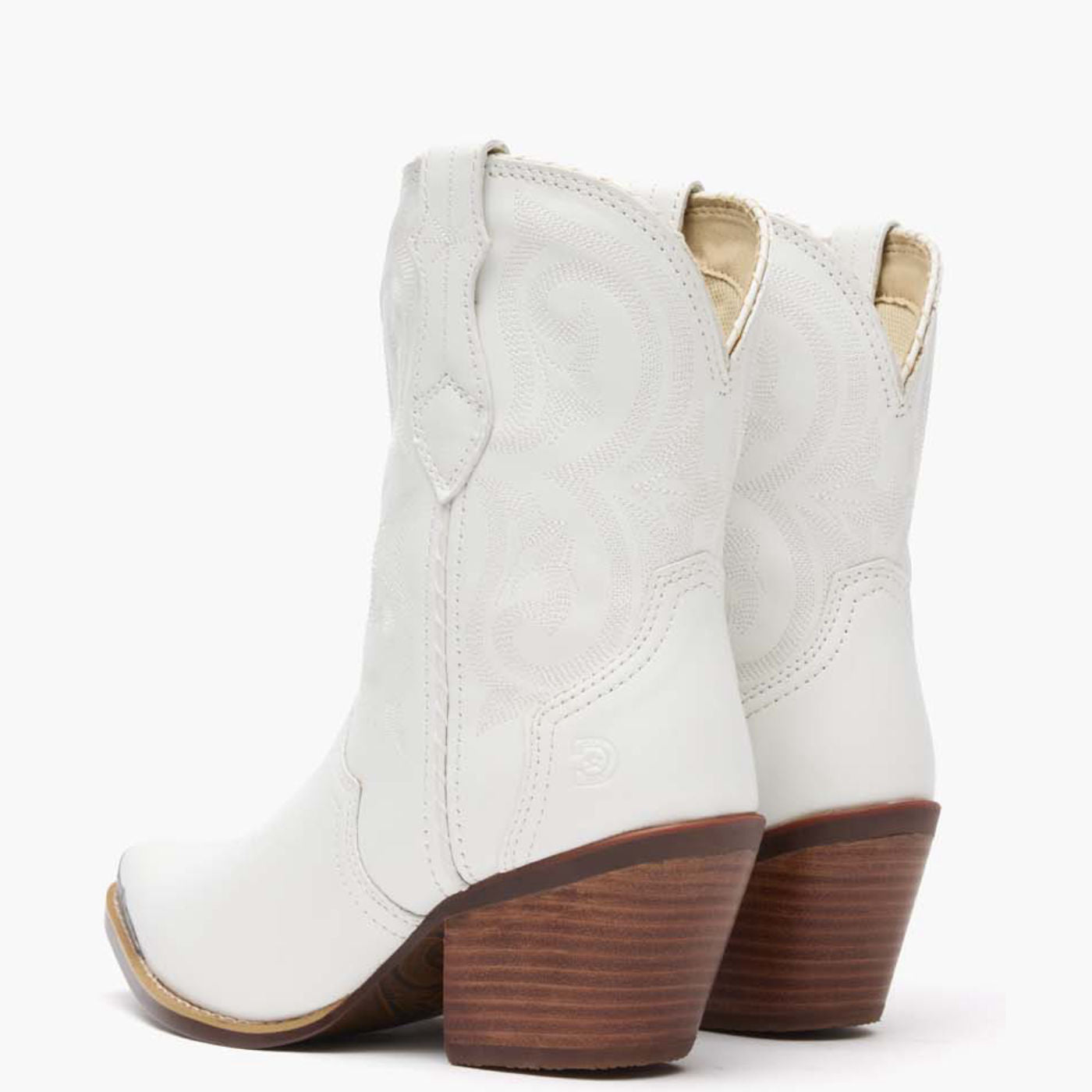 Crush™ by Durango® Women's Pearl White Western Fashion Boot - back