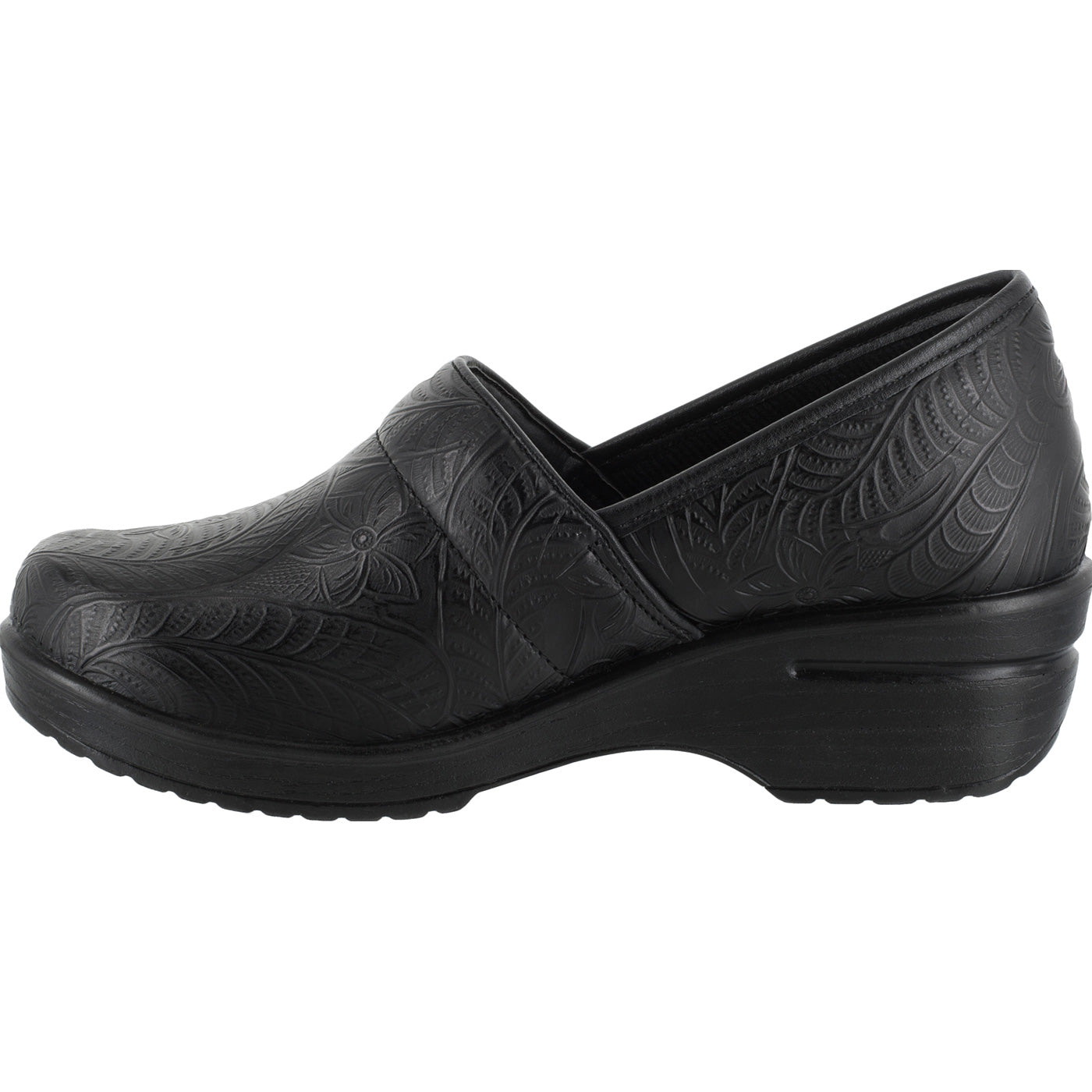Easy WORKS by Easy Street Lyndee Women's Slip-Resistant Slip-On Work Shoe - profile