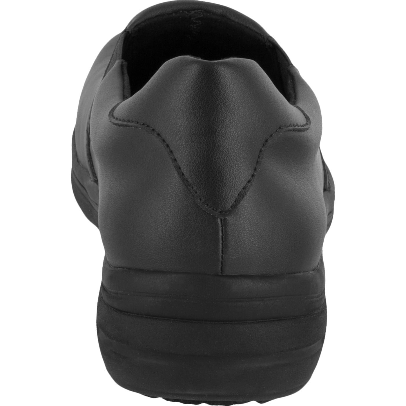 Easy WORKS by Easy Street Bind Women's Slip-Resistant Leather Slip-on Work Shoe - back