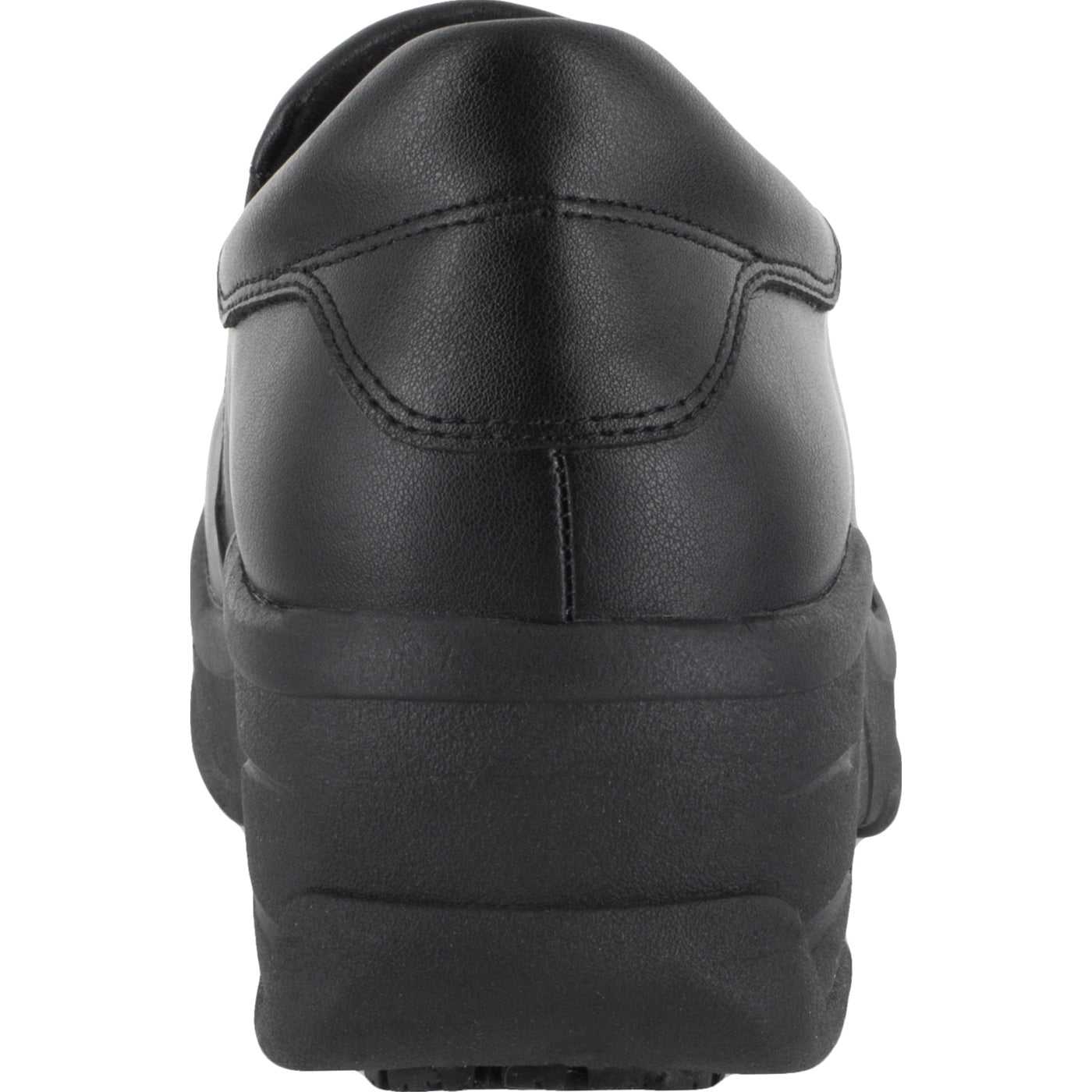 Easy WORKS by Easy Street Appreciate Women's Slip-Resistant Leather Slip-on Work Shoe - back