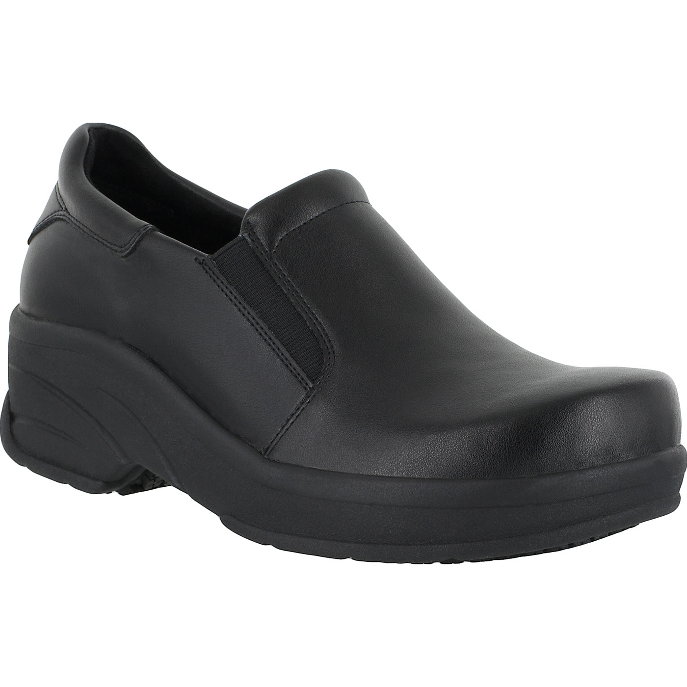 Easy WORKS by Easy Street Appreciate Women's Slip-Resistant Leather Slip-on Work Shoe - main