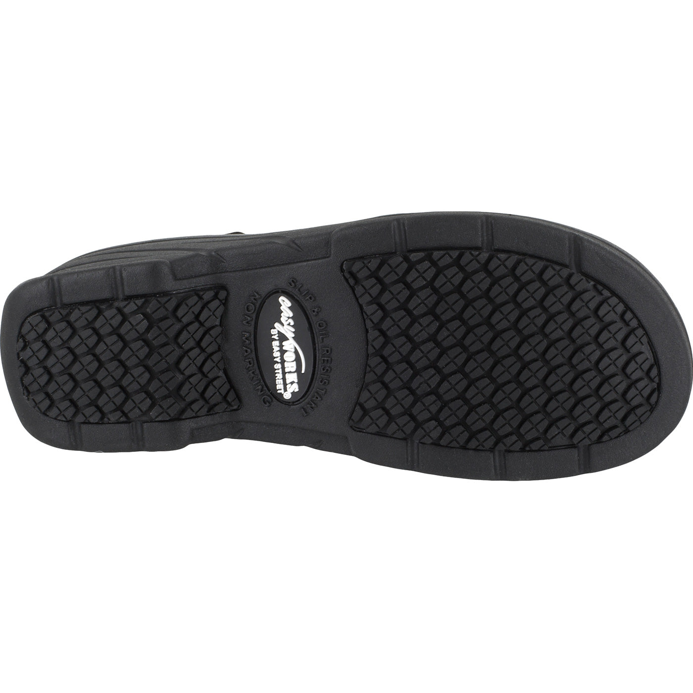 Easy WORKS by Easy Street Appreciate Women's Slip-Resistant Leather Slip-on Work Shoe - outsole