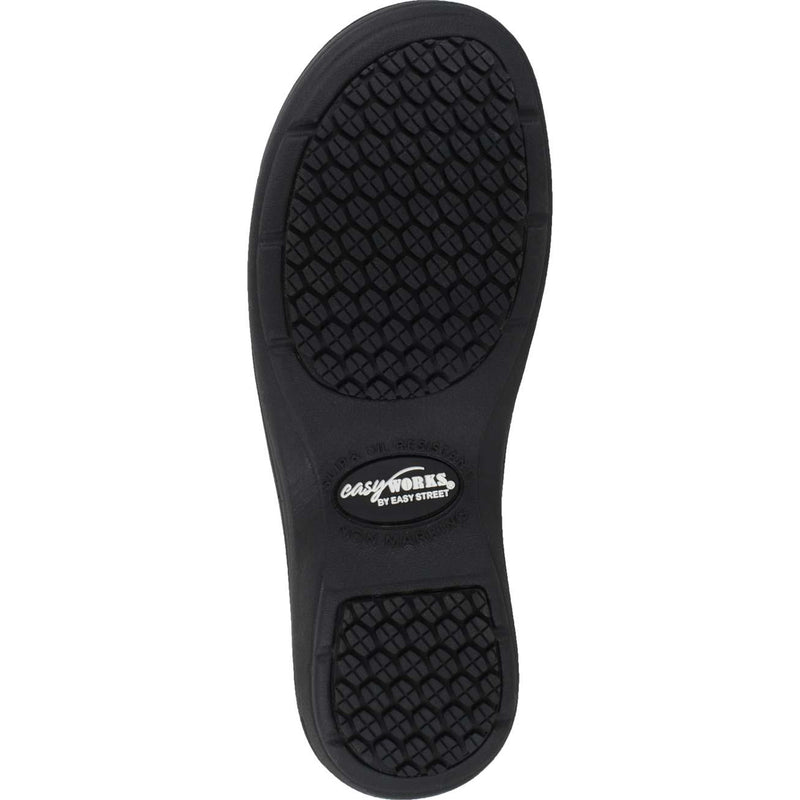 Easy WORKS by Easy Street Bentley Women's Slip-Resistant Clog - outsole