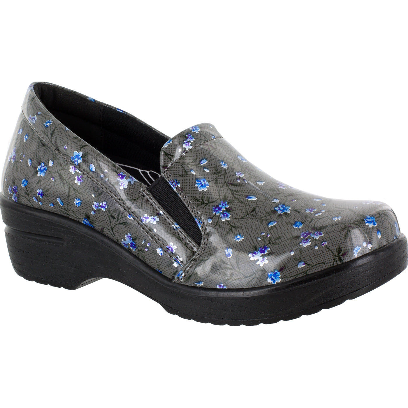 Easy WORKS by Easy Street Leeza Women's Slip-Resistant Patent Slip-On Shoe - main