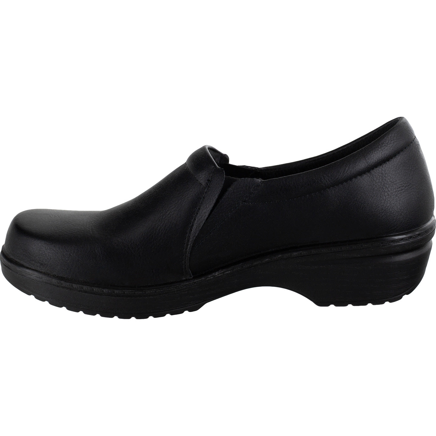 Easy WORKS by Easy Street Tiffany Women's Slip-Resistant Slip-On Work Shoe - profile